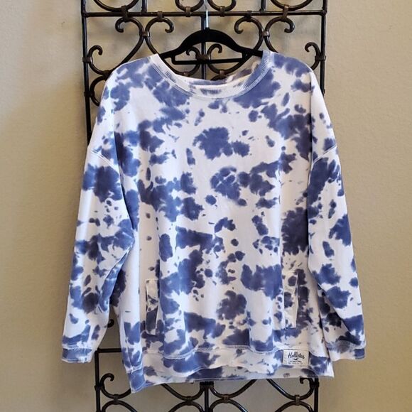 HOLLISTER Tie-Dyed Sweatshirt - Size Large - Picture 1 of 6